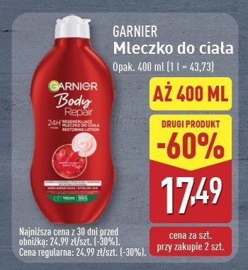 Mleczko do cia艂a intensywna piel臋gnacja Garnier promocja