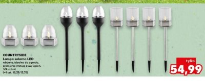 Lampa solarna led K-classic countryside promocja