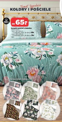 Komplet pościeli z bawełny 160×220 cm promocja w Netto