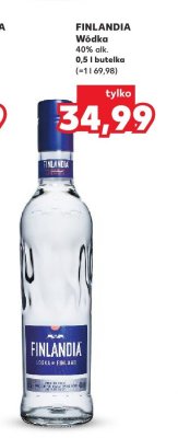 Wódka Finlandia 40% alk. 0,5l promocja w Kaufland