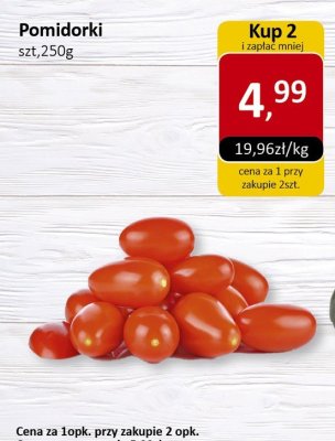 Pomidorki promocja w Market Point