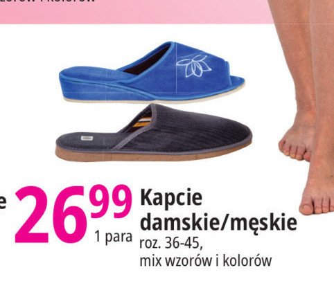 Kapcie 36-45 promocja