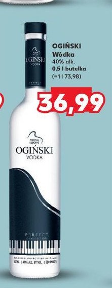 Wódka Ogiński vodka promocja w Kaufland