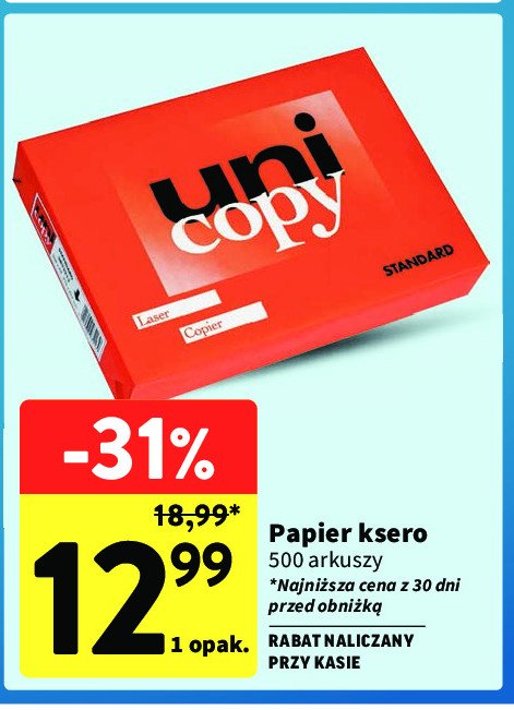 Papier do ksero promocja w Intermarche