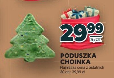 Poduszka choinka promocja w Stokrotka
