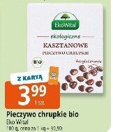 Chrupki bio pieczywo kasztanowe czekoladą i bakaliami BioVita promocja w Leclerc