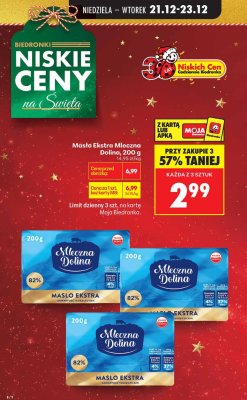 Masło Ekstra  promocja w Biedronka