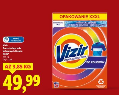 Proszek do prania kolorowych tkanin XXXL 3,85 kg promocja w Lidl