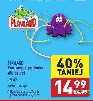 Fontanna ogrodowa dla dzieci Playland promocja