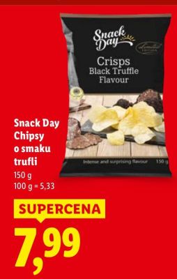 Chipsy o smaku trufli promocja w Lidl