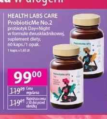 Suplement probioticme no. 2 night Health labs care promocja