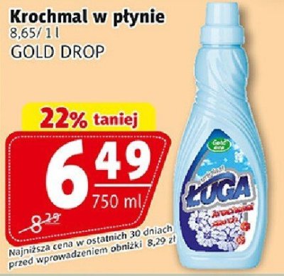 Krochmal w płynie GOLD DROP promocja w Prim Market