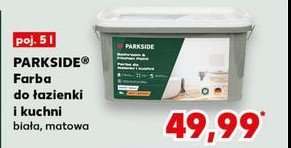 Farba do łazienki i kuchni matowa Parkside promocja