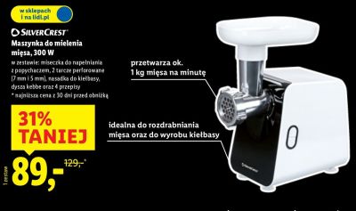 Maszyna do mielenia mięsa 300 W promocja w Lidl