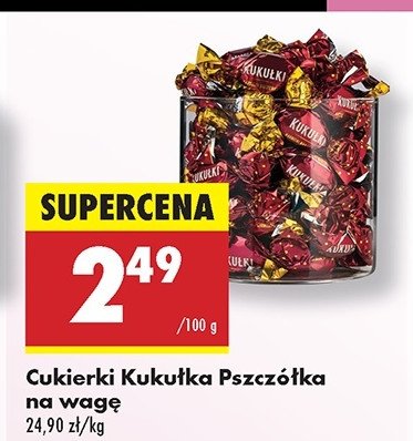Cukierki kukułki Pszczółka promocja w Biedronka