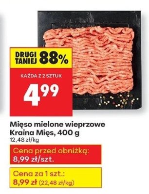 Mi臋so mielone wieprzowe z 艂opatki Olewnik promocja w Biedronka
