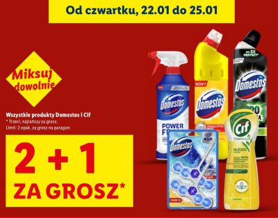 Środek czyszczący Cif promocja w Lidl