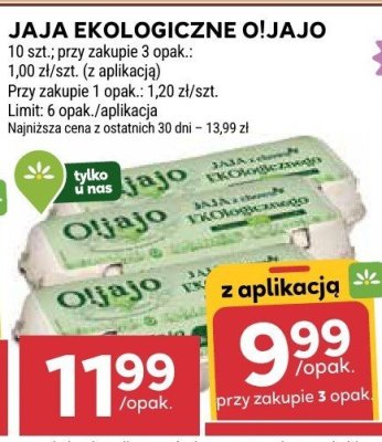 Jaja ekologiczne Oijajo promocja w Stokrotka