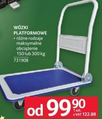 Wózki platformowe promocja w Selgros
