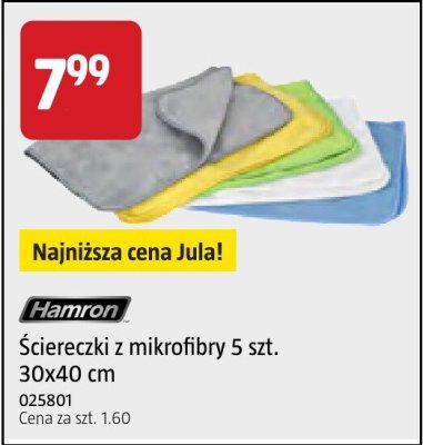 Ściereczki z mikrofibry 5 szt. 30x40 cm promocja w Jula
