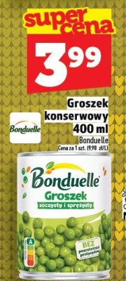Groszek konserwowy Bonduelle 400 ml promocja w TOPAZ