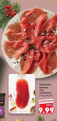 Carpaccio wołowe 70 g promocja w Kaufland