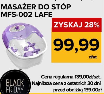 Masażer do stóp MFS-002 Lafe promocja w Supeco