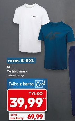 T-shirt s-xxl 4f promocja w Kaufland