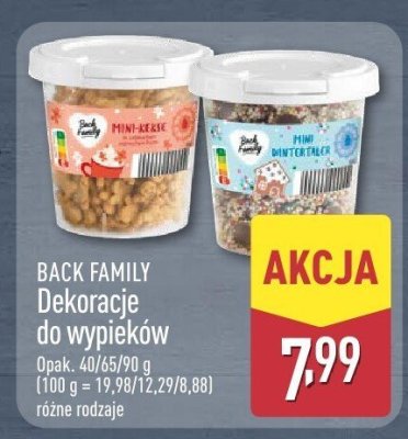 Dekoracje do wypieków promocja w Aldi