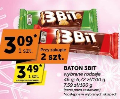 Baton 3Bit wybrane rodzaje promocja w Euro Sklep