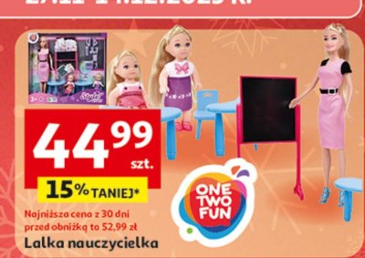 Lalka nauczycielka promocja w Auchan