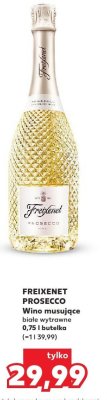 Wino musujące prosecco białe wytrawne promocja w Kaufland