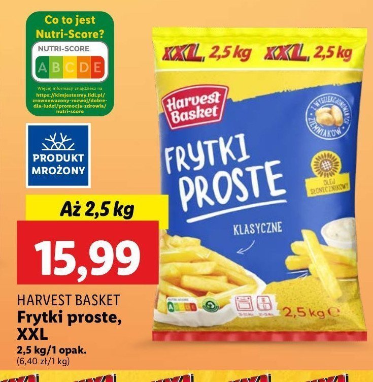 Frytki proste Harvest basket Harvest basket1 promocja