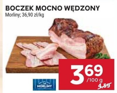 Boczek mocno wędzony  promocja w Stokrotka