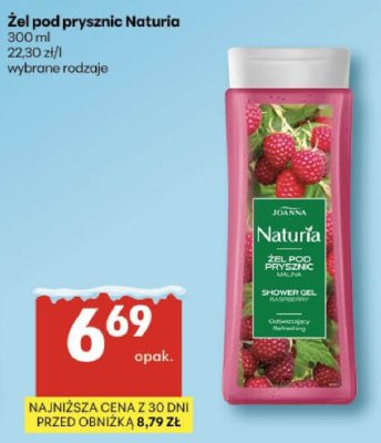Żel pod prysznic Naturia 300 ml promocja w Delikatesy Centrum