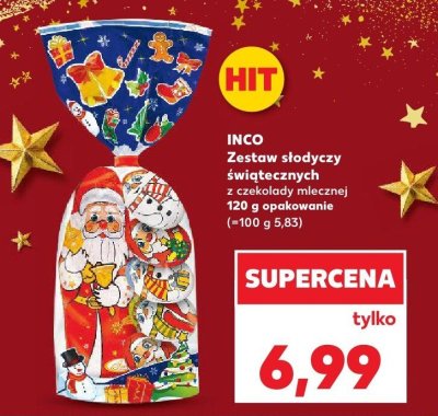 Zestaw słodyczy świątecznych z czekolady mlecznej promocja w Kaufland
