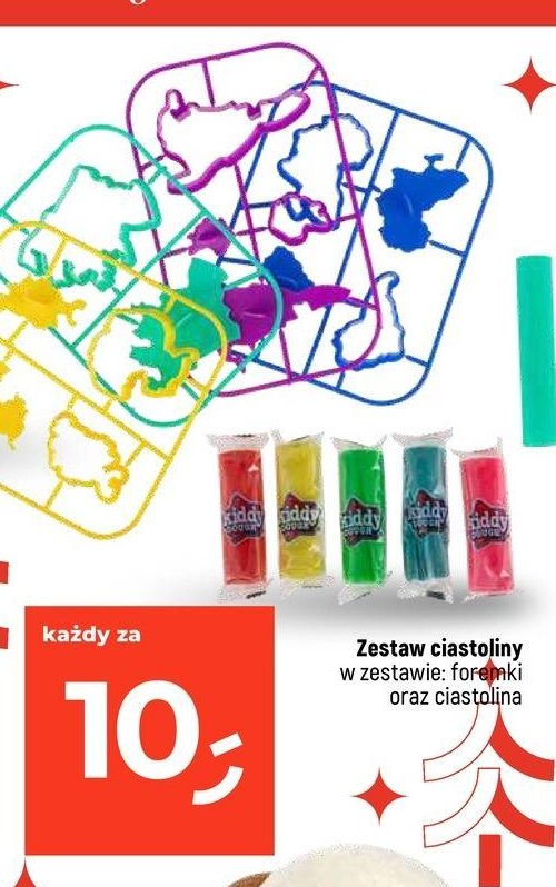 Ciastolina z foremkami promocja