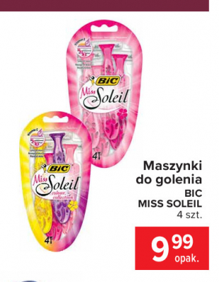 Maszynka do golenia pink Bic miss soleil colour collection promocja