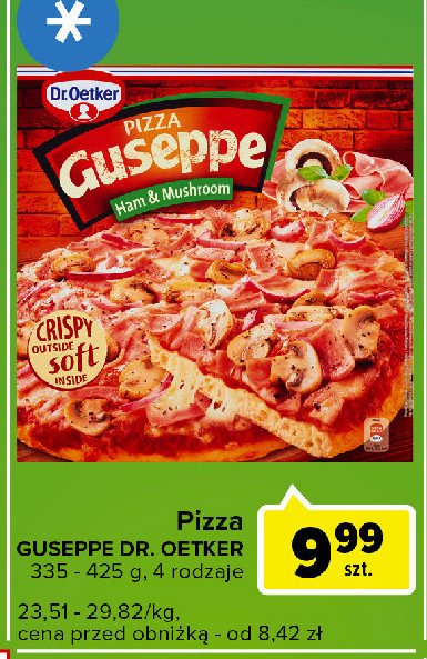 Pizza z szynk膮 i pieczarkami Dr. oetker guseppe promocja