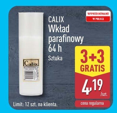 Wkład parafinowy 64 h 3+3 Gratis promocja w Aldi