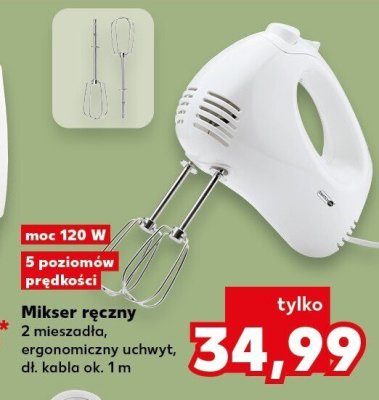 Mikser ręczny 2 mieszadeł promocja w Kaufland