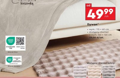 Dywan Smukee 160 x 120  promocja w Biedronka