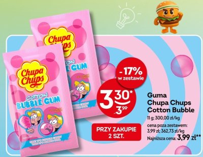 Guma Chupa Chups Cotton Bubble promocja w Żabka