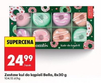 Zestaw kul do kąpieli Bella, 8x30 g promocja w Biedronka