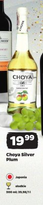 Wino Choya Silver Plum promocja w Netto