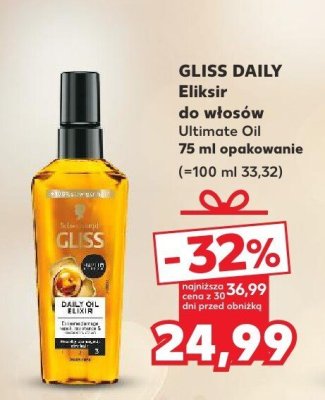 Eliksir do włosów DAILY Ultimate Oil promocja w Kaufland