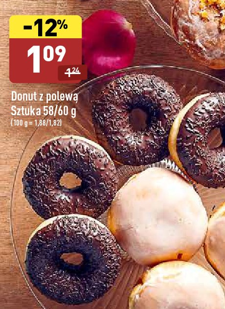 Donut z polewą promocja