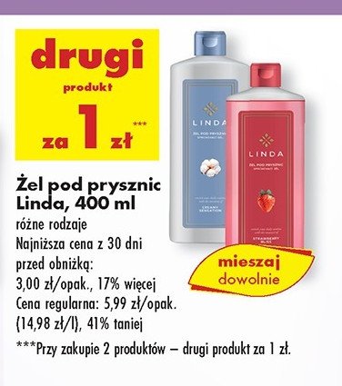 Żel pod prysznic strawberry bliss Linda promocja