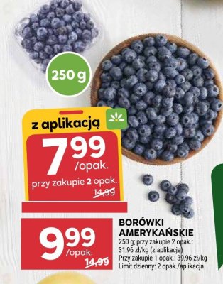 Borówki amerykańskie K-classic bio promocja w Stokrotka