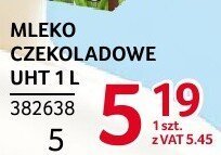 Mleko czekoladowe UHT 1L Selgros promocja w Selgros